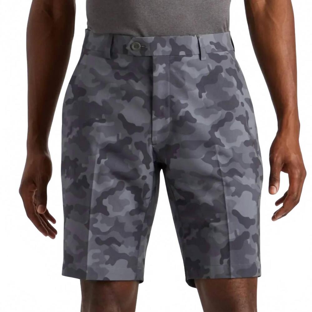 NEW PETER MILLAR maverick hybrid golf shorts in charcoal camo